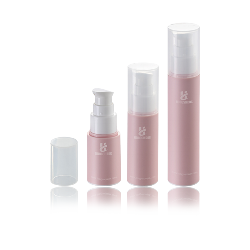 15ML 30ML 50ML Pink matte Airless Utrem-HS-013D